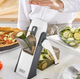 Мультислайсер-терка для овочів Brava Spring Slicer / Подрібнювач овочів та фруктів / Ручна овочерізка слайсер - зображення 1