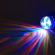 Диско лампа в патрон E27, RD-5003 + Перехідник / Світлодіодна RGB лампа дискошар що обертається - зображення 6