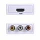 Переходник с HDMI на AV, 1080P, RCA тюльпаны / Конвертер разветвитель видеосигнала / Адаптер видеосигнала - изображение 3
