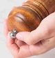 Ручний механічний млин для солі, перцю та спецій Wood L дерев'яна перечниця з регулятором помелу, 27 см (97133204) - зображення 5
