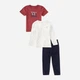 Детский комплект (лонгслив + футболка + брюки) для мальчика Tommy Hilfiger 175113998 92 см Разные цвета (1159824614) - изображение 3