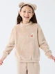Детская теплая пижама + повязка для девочки Uniqlo 501701456 110 см Бежевая (1159825542) - изображение 2