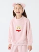 Детская теплая пижама + повязка для девочки Uniqlo 651837464 122 см Розовая (1159825319) - изображение 3