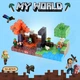 Магнитный конструктор Minecraft "Между Тьмой и Светом", Конструктор Майнкрафт для детей, 164 детали - изображение 1