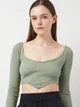 Футболка женская Zara 1014/824 M/L Серая (01014824505985) - изображение 4