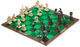 Шахи Майнкрафт Преміум Minecraft Chess Set Overworld Heroes vs. Hostile Mobs The Noble Collection NN3726 - зображення 5
