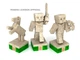 Шахи Майнкрафт Преміум Minecraft Chess Set Overworld Heroes vs. Hostile Mobs The Noble Collection NN3726 - зображення 8