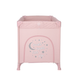 Детский манеж на колесах от рождения до 3 лет Noemi 1 Layer Mellow Rose Star Lorelli Розовый - изображение 4