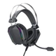 Игровая гарнитура XO GE-07 Black проводная AUX USB полноразмерная - изображение 3