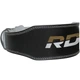 Пояс для важкої атлетики RDX 4 шкіряний Black Gold S - изображение 2