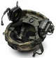Баллистический шлем каска FAST Helmet NIJ IIIA оливковый+Тактические наушники M32+кавер пиксель с фонариком Размер XL - изображение 3