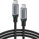 Кабель Choetech ХСС-1002 USB-C to USB-C PD 100 Вт 1.8 м Black (43-00123) - зображення 2