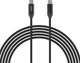 Кабель Choetech ХСС-1035 USB-C to USB-C PD3.1 240 Вт 1 м Black (43-00130) - зображення 2