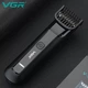 Акумуляторний триммер для стрижки бороди та вусів з USB VGR V-928 Pro Чорна + Олія для лез - зображення 2