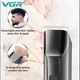 Акумуляторний триммер для стрижки бороди та вусів з USB VGR V-928 Pro Чорна + Олія для лез - зображення 8
