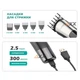 Аккумуляторный триммер для стрижки волос и бороды с USB и LED-дисплеем VGR V-111Pro Черный + Масло для смазки лезвий - изображение 3