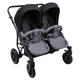 Коляска 2 в 1 для двойни Bair Sorento DUO BS-04 графит / черный - изображение 7