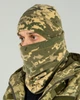Комплект зимовий флісовий баф (шарф-труба) і шапка, L піксель - зображення 5