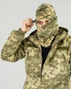 Комплект зимовий флісовий баф (шарф-труба) і шапка, M піксель - зображення 6