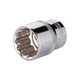 Головка двенадцатигранник 1/2" 22 мм х 38 мм Intertool - изображение 1