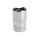 Головка шестигранник 1/2" 17 мм х 38 мм Intertool Cr-V - зображення 2
