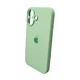 Защитный чехол-накладка Silicone Full Case AA Camera Protect для Apple iPhone 16 Avokado Green (FullAAi16-51) - изображение 3