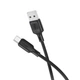 Кабель BOROFONE BX113 Lenny USB-A to USB-C – кабель для зарядки и передачи данных, 3 A, 1 м Black - изображение 3