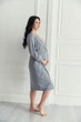Халат для беременных и кормящих Мамин дом 52(3XL) Светло-серый (98511) - изображение 4