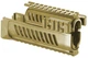 Цевье тактическое Fab Defense для AK 47/74 4 планки FDE Песочное (AK47T) - изображение 1