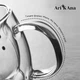Набор стеклянных чашек Ari&Ana 2х500 мл, двойная стенка, прозрачный, термостойкий стакан, для кофе, чая, латте, капучино - изображение 5