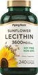 Лецитин Piping Rock Sunflower Lecithin 3600 мг 240 капсул - зображення 1