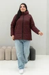Женская демисезонная куртка с капюшоном MODA 0009 54 Бордовый (M -0009 /2 D ) - изображение 2