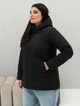 Жіноча куртка демісезонна з капюшоном MODA 0009 48 Чорний (M -0009 /1 A ) - зображення 3