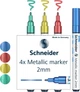 Набор маркеров Schneider металлик Paint-It 2.0 мм 4 шт (ML01111502) - изображение 4