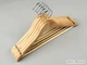 Набор 5 шт детские плечики Wooden Hanger 35 см деревянные светлые - изображение 4
