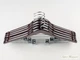 Набор 5 шт плечики вешалки Hanger CR435 44 см деревянные костюмные коричневого цвета - изображение 4