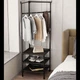 Угловая вешалка с полками для передней Corner Coat RackTM3-303 52763, (185×40×40 см, металл, пластик), Черный - изображение 4