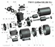 Насосна станція Leo LKSm130 з вихровим насосом Hmax 30 м Qmax 30 л на хв чавунна 1 л однофазна синя (33-102-776111) - зображення 4