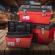 Комплект ящиків Intertool для інструменту 13" 16" 19" з органайзерами та полицею металеві замки (000005074) - зображення 10