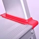 Стремянка Intertool алюминиевая 1.35 м 4 ступенеи до 150 кг широкая платформа высотой 0.85 м лестница (000008646) - изображение 5