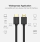 Високошвидкісний HDMI шнур кабель UGREEN HD104 HDMI 2.0 4K 3D 5м чорний (10109) - зображення 4