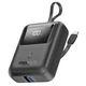 Універсальна мобільна батарея Promate PowerPod-10 10000mAh 35W Black - зображення 1