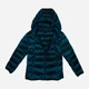 Куртка демисезонная короткая с капюшоном женская Huppa Stenna1 17988127-90066 L Бирюзово-зеленая (4741468958309) - изображение 4