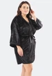 Халат Кристи Батал Ghazel 17111-80/88 Черный 60 - изображение 2