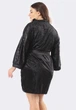 Халат Кристи Батал Ghazel 17111-80/88 Черный 60 - изображение 3