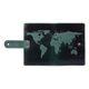 Кожаное портмоне для паспорта / ID документов HiArt PB-03S/1 Shabby Alga "World Map" - изображение 2