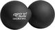 Масажний м'яч подвійний 4FIZJO Lacrosse Double Ball 6.5 x 13.5 см Black (P-5907222931226) - зображення 6