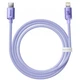 Кабель Baseus Crystal Shine Series Type-C to Lightning PD20W 1,2m Purple (CAJY000205) - изображение 2