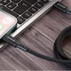Кабель Proove Speed ​​Line Type-C to Type-З USB4.0 240W (1m) Black (CCSL60002201) - зображення 3
