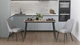 Стол кухонный раскладной Данди на конусных ногах Ferrum-decor 75x120(160)x70 Черный металл ДСП Дуб Сонома 16 мм (DAND111) - изображение 8